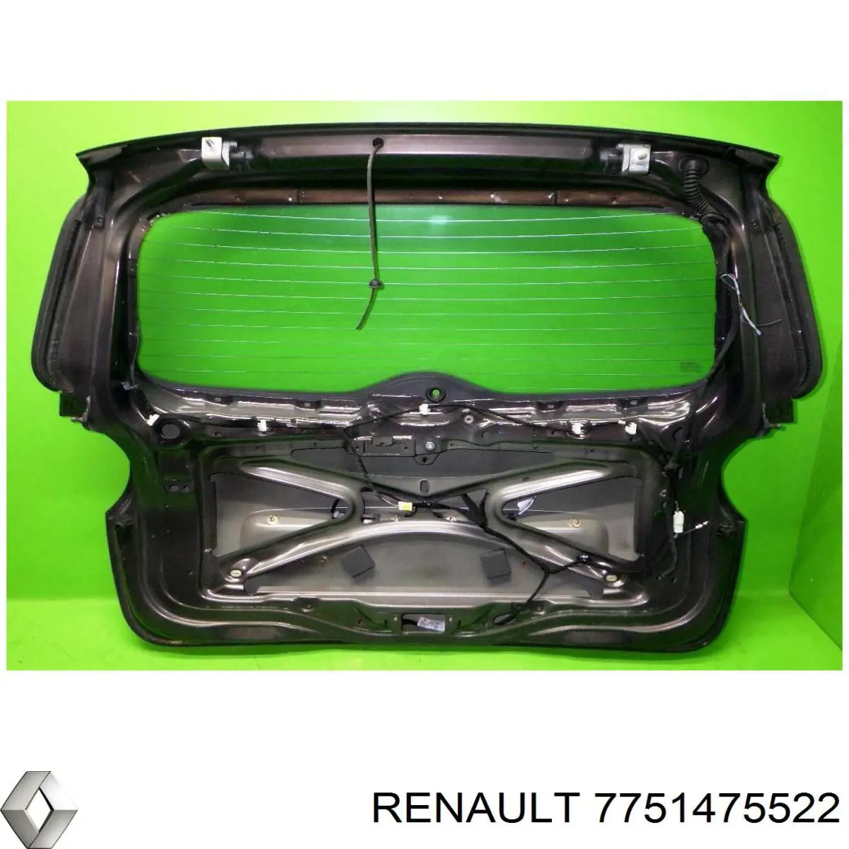 7751475522 Renault (RVI) двері задні, багажні (3-і/(5-і) (ляда))