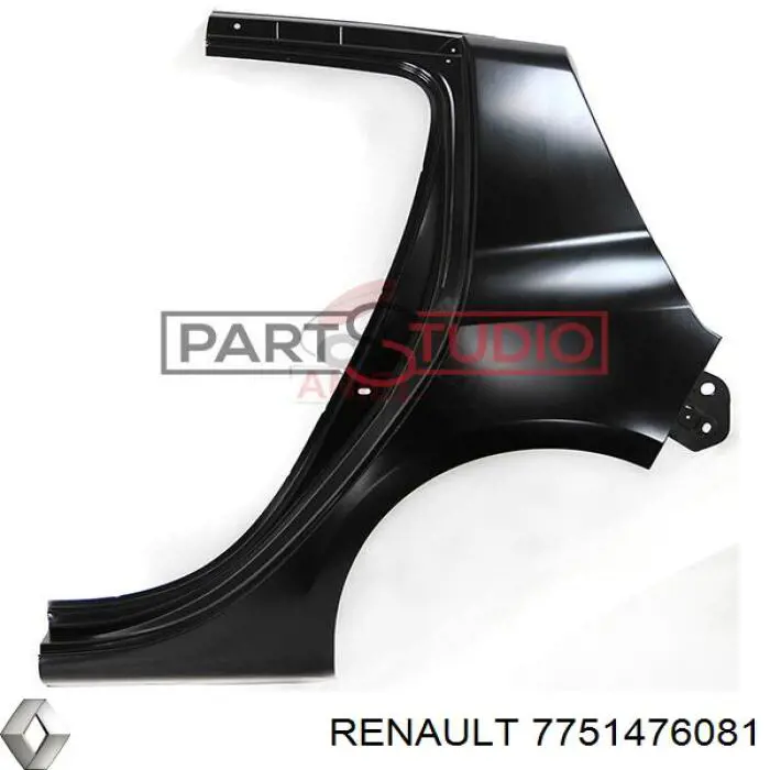 Купити 7751476081 Renault (RVI) Крило заднє ліве