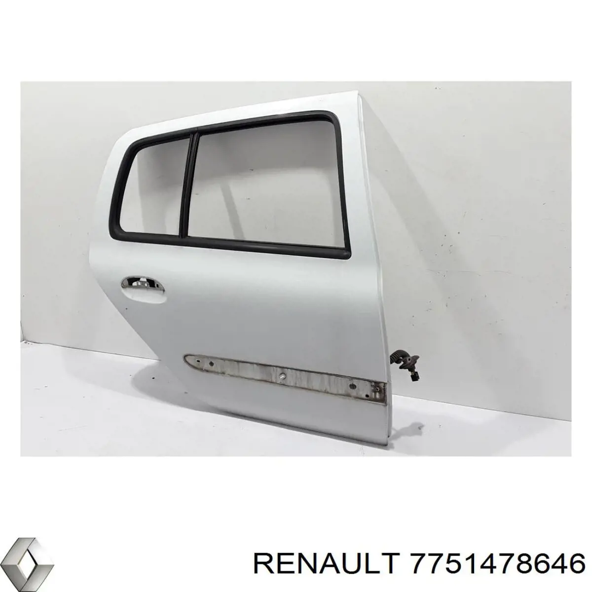 Двері задні, праві Renault Clio SYMBOL (LU) (Рено Кліо)