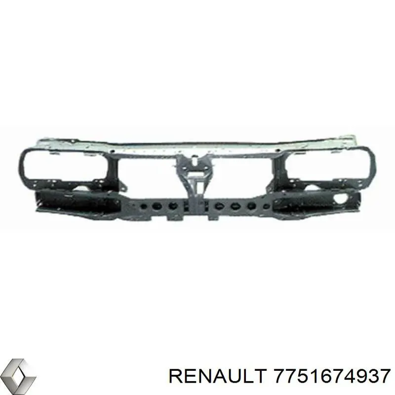Супорт радіатора в зборі/монтажна панель кріплення фар Renault 19 2 (S53) (Рено 19)