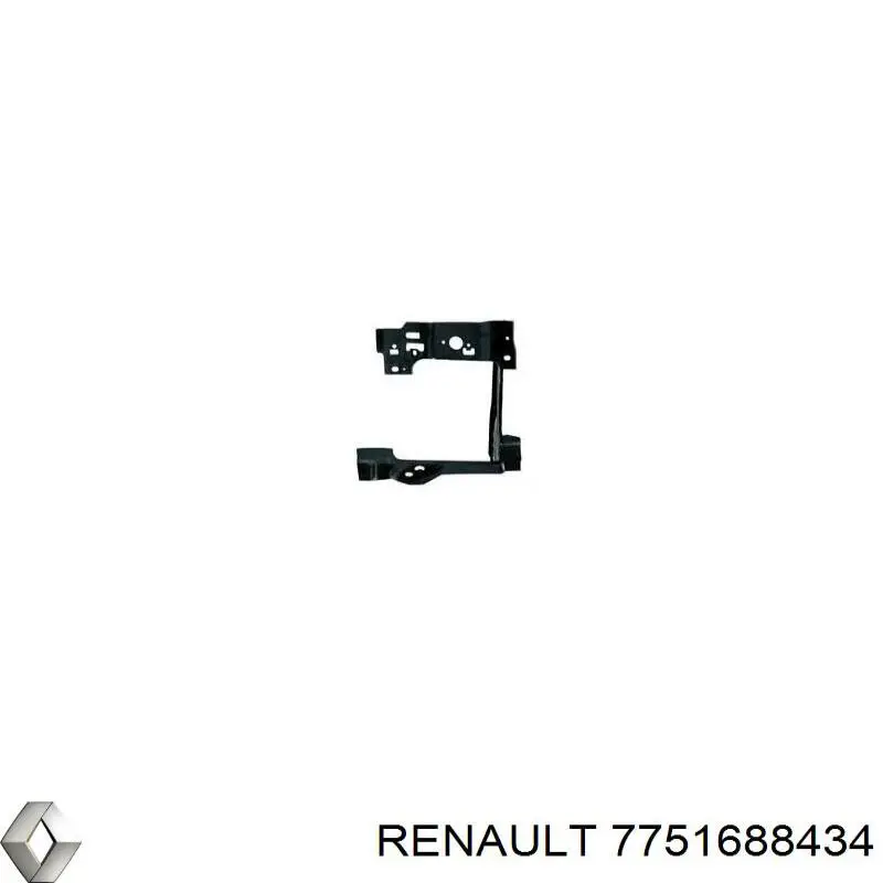 7751688434 Renault (RVI) супорт радіатора правий/монтажна панель кріплення фар