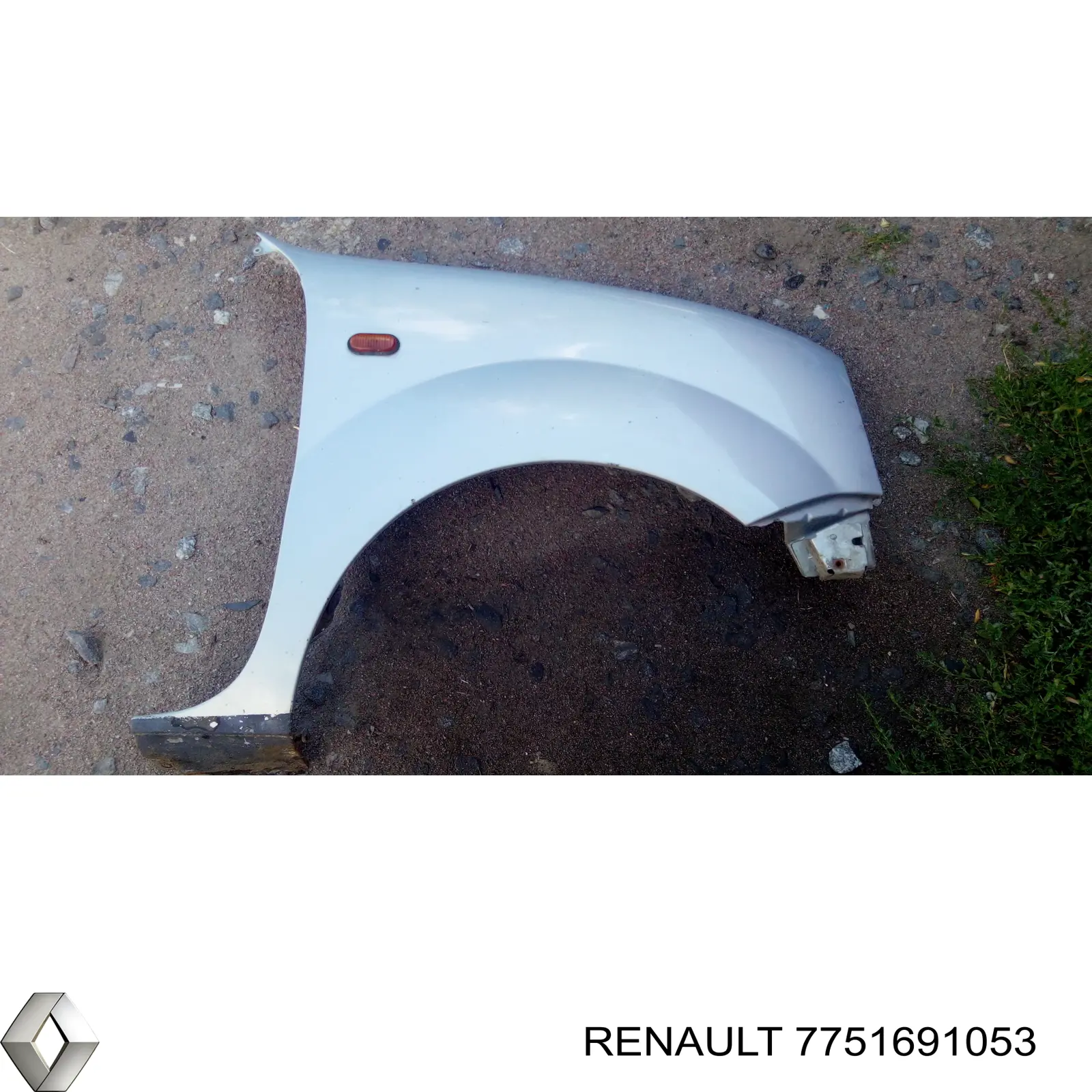 Крило переднє праве Renault (RVI) 7751691053 ціна, від 43.95 USD