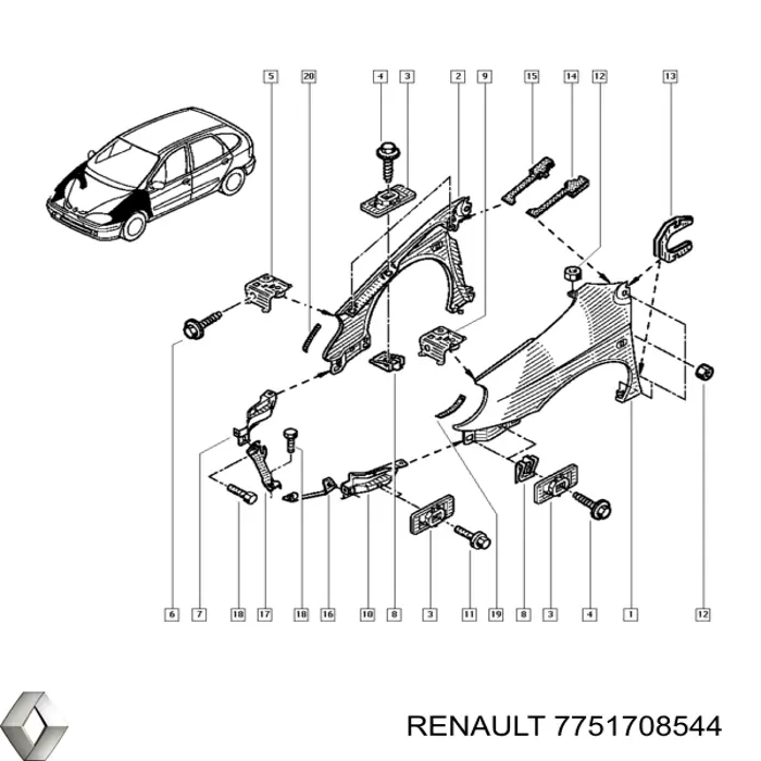 7751708544 Renault (RVI) 