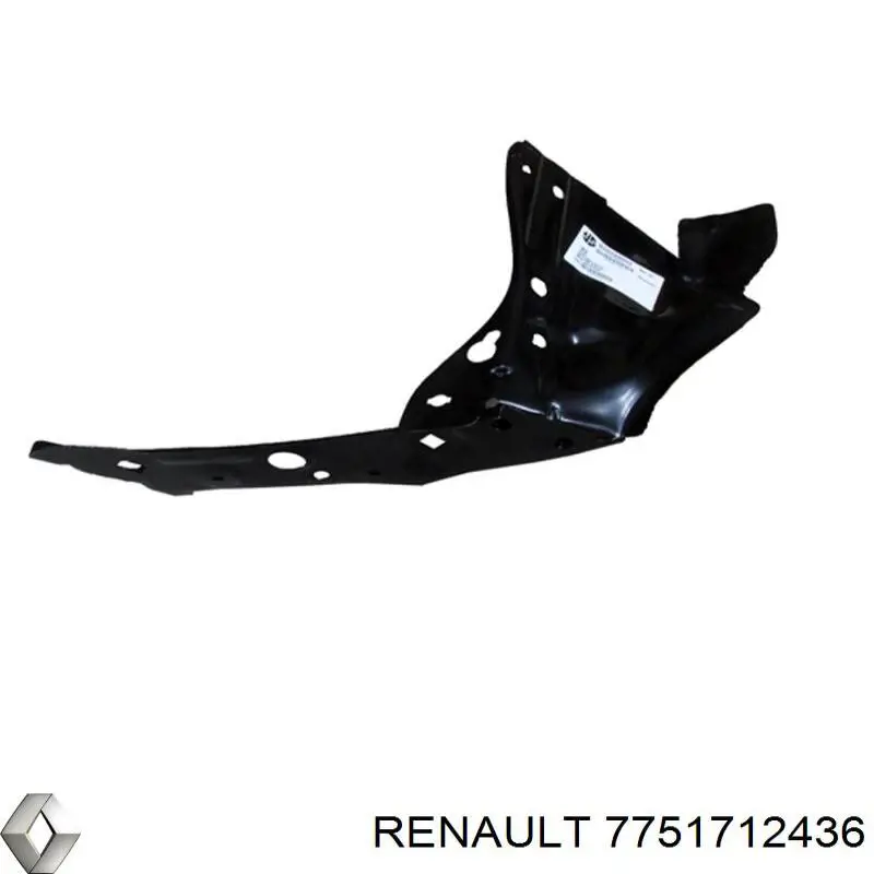 Купити 7751712436 Renault (RVI) Супорт радіатора правий/монтажна панель кріплення фар