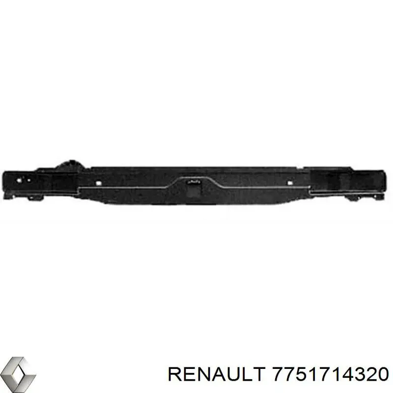 Підсилювач бампера переднього Renault Clio SYMBOL (LB0, LB1, LB2) (Рено Кліо)