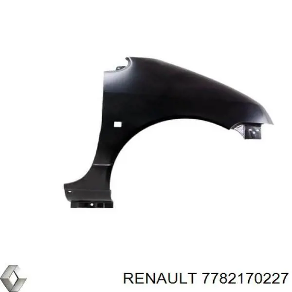 Крило переднє ліве 7782170227 Renault (RVI)