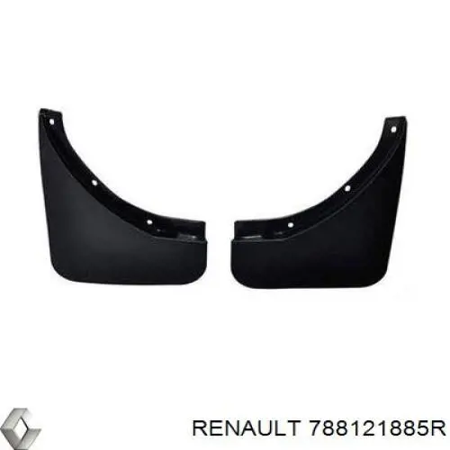 Задні бризковики Renault (RVI) 788121885R ціна, від 47.46 USD