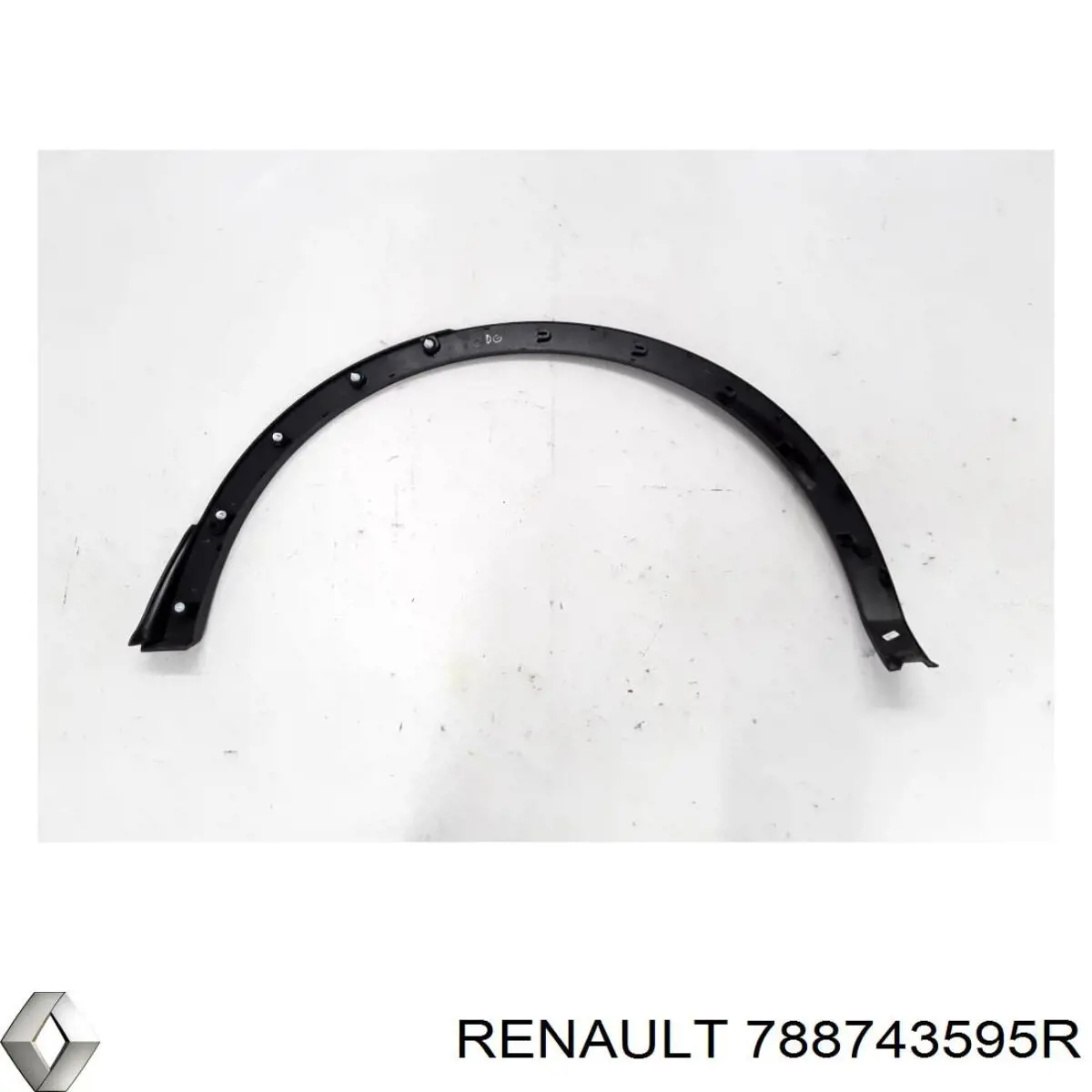 Молдинг задньої арки крила, правий Renault (RVI) 788743595R ціна, від 28.18 USD