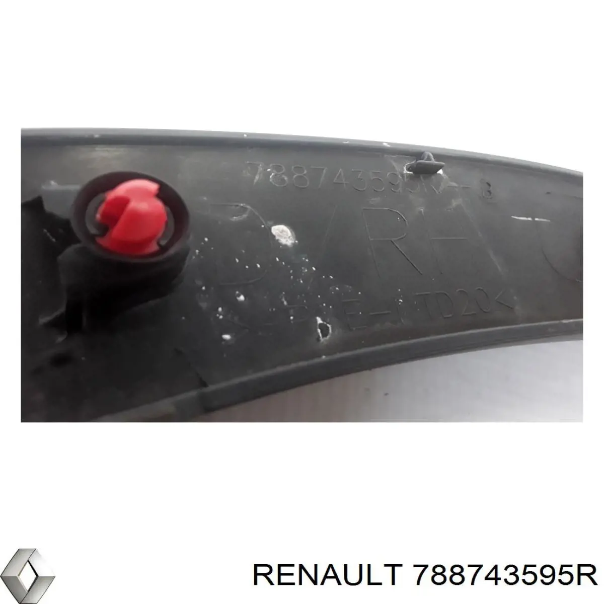 Розширювач заднього крила, правий 788743595R Renault (RVI)