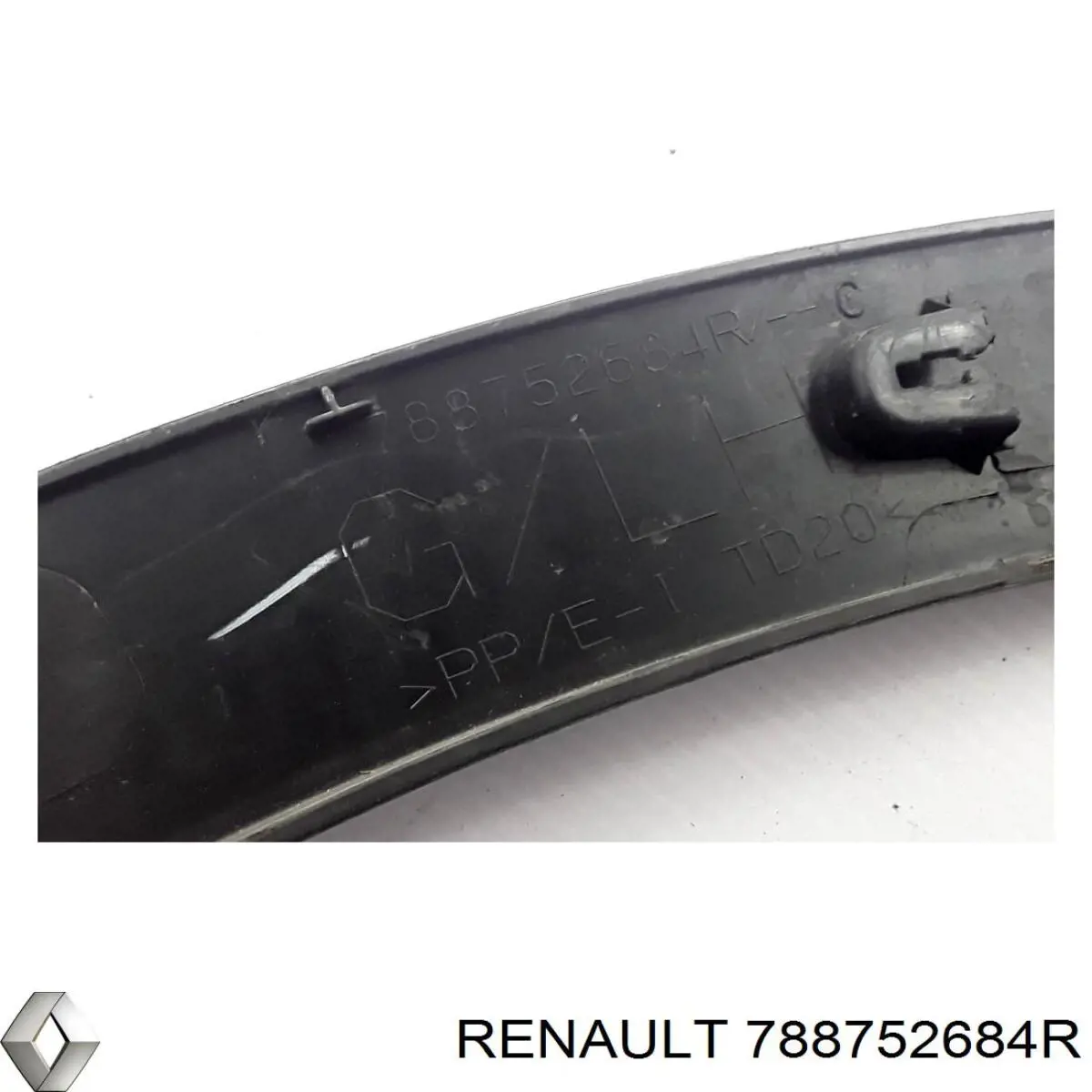 Розширювач заднього крила, лівий 788752684R Renault (RVI)