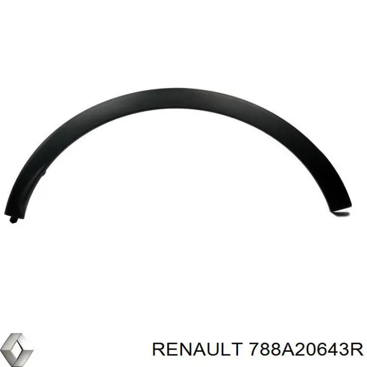 788A20643R Renault (RVI) Молдинг арки колеса заднього, правий