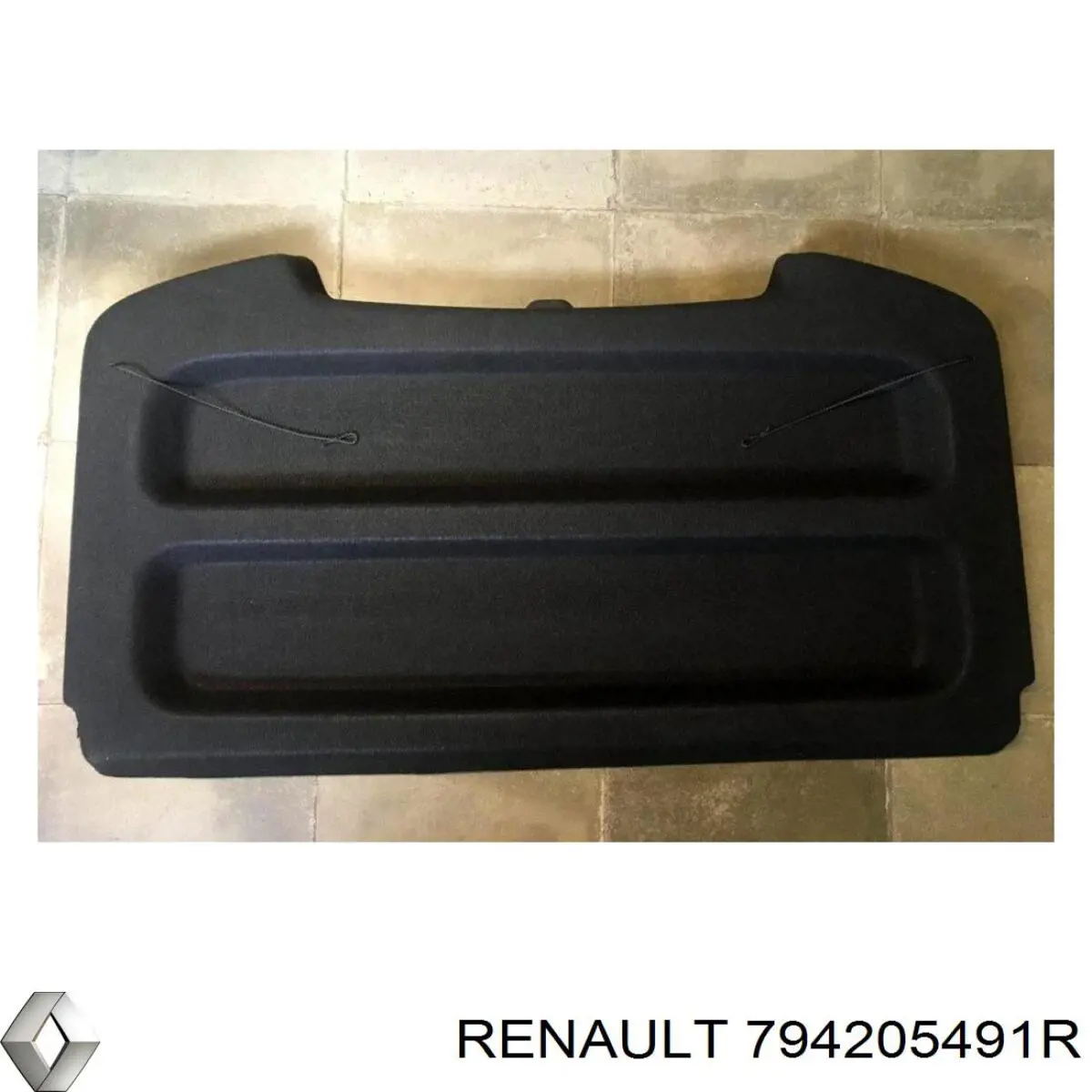 Полка салону, ззаду (багажного відсіку) Renault SANDERO 2 (Рено Сандеро)