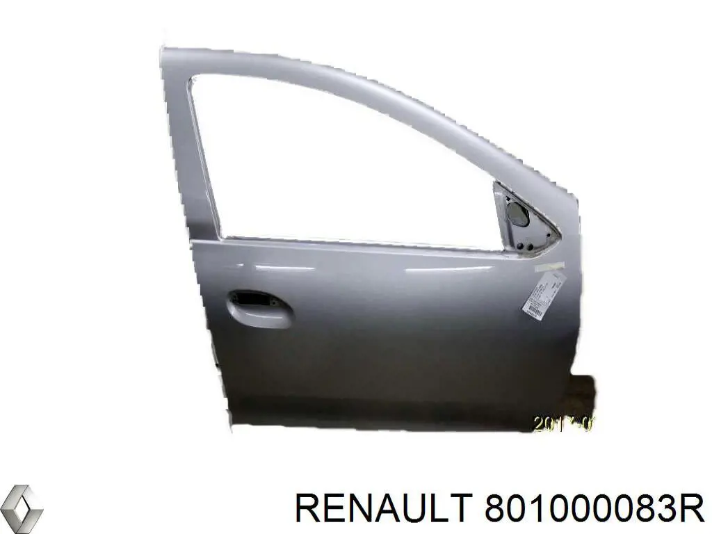 Двері передні, праві Renault SANDERO 2 (Рено Сандеро)
