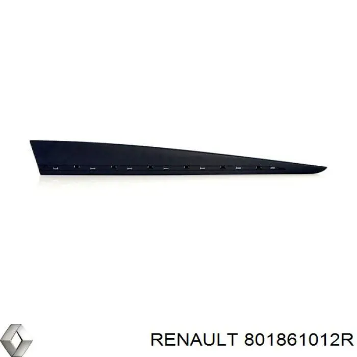 Молдинг передньої правої двері Renault (RVI) 801861012R ціна, від 31.56 USD