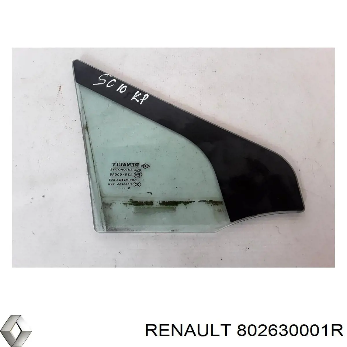 Скло передніх дверей, лівою Renault (RVI) 802630001R ціна, від 7.53 USD
