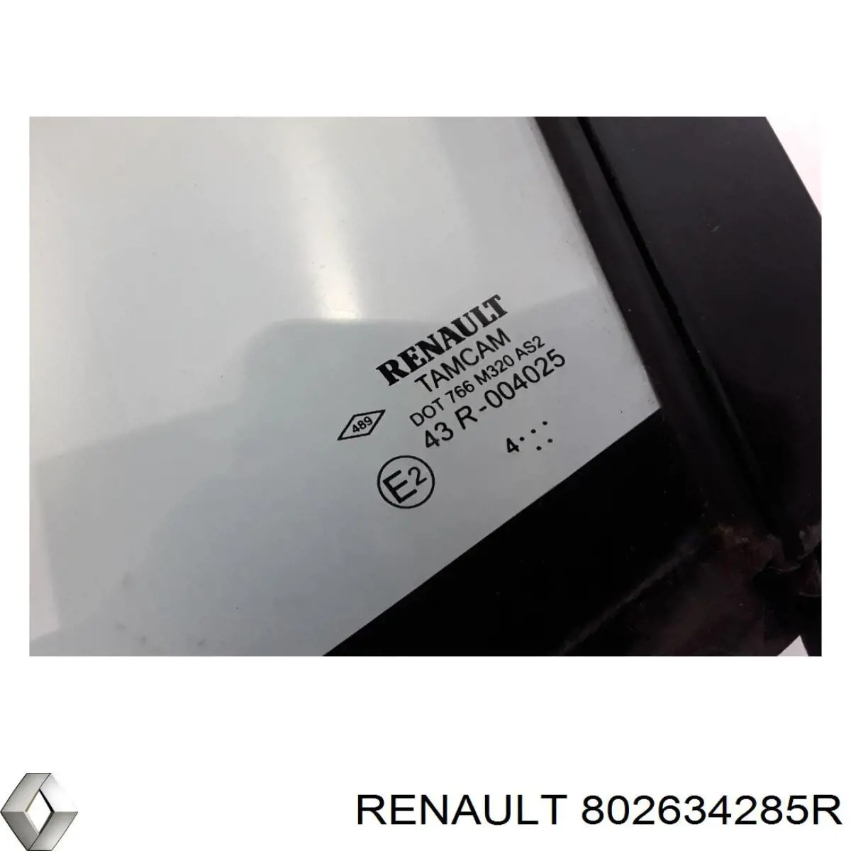 Купити 802634285R Renault (RVI) Скло-кватирка дверей, передніх, лівих