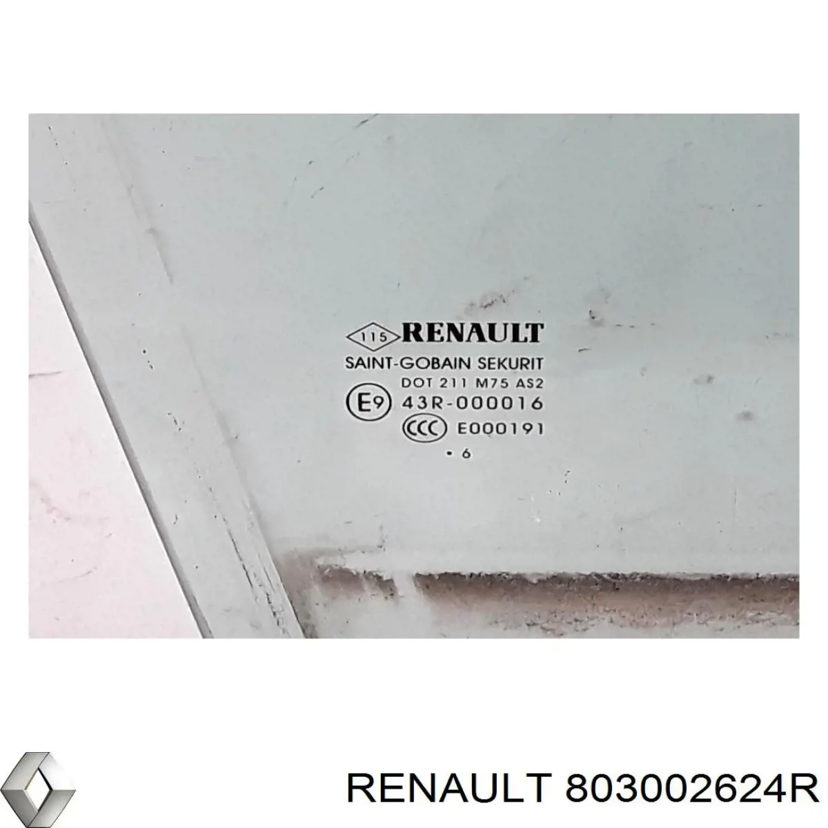 Купити 803002624R Renault (RVI) Скло передніх дверей, правою