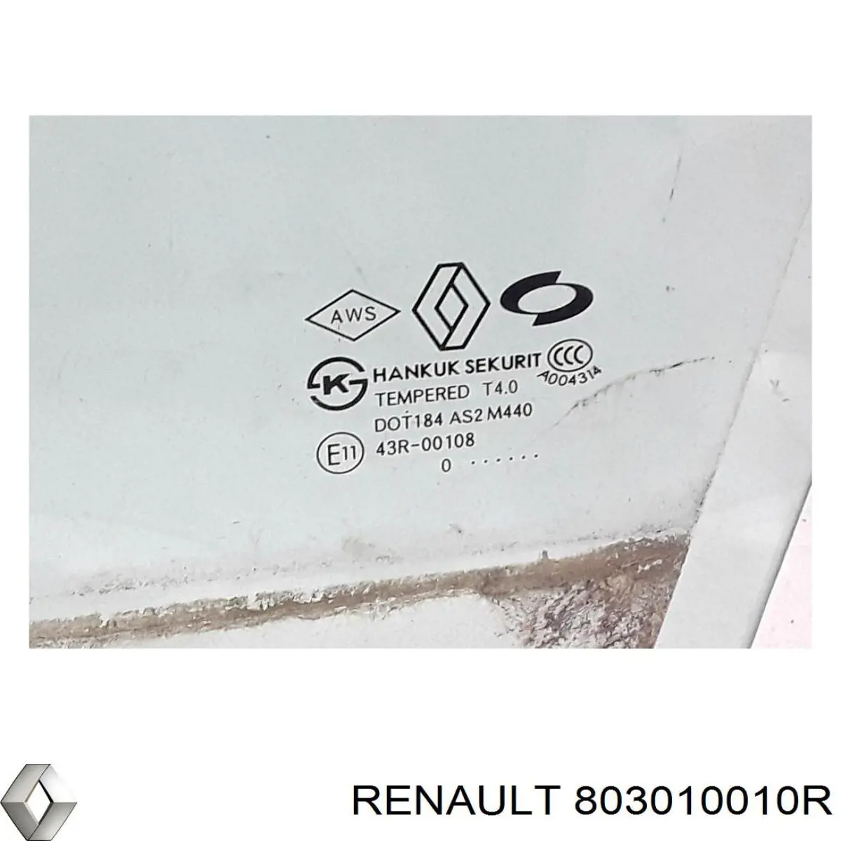 Купити 803010010R Renault (RVI) Скло та ущільнювачі скла вітрового правого/лівого
