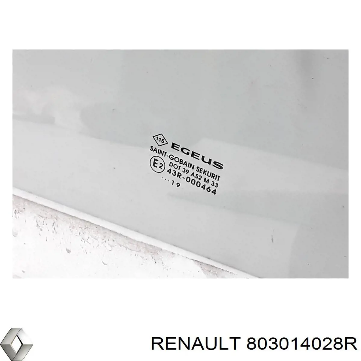Скло передніх дверей, лівою Renault (RVI) 803014028R ціна, від 22.14 USD