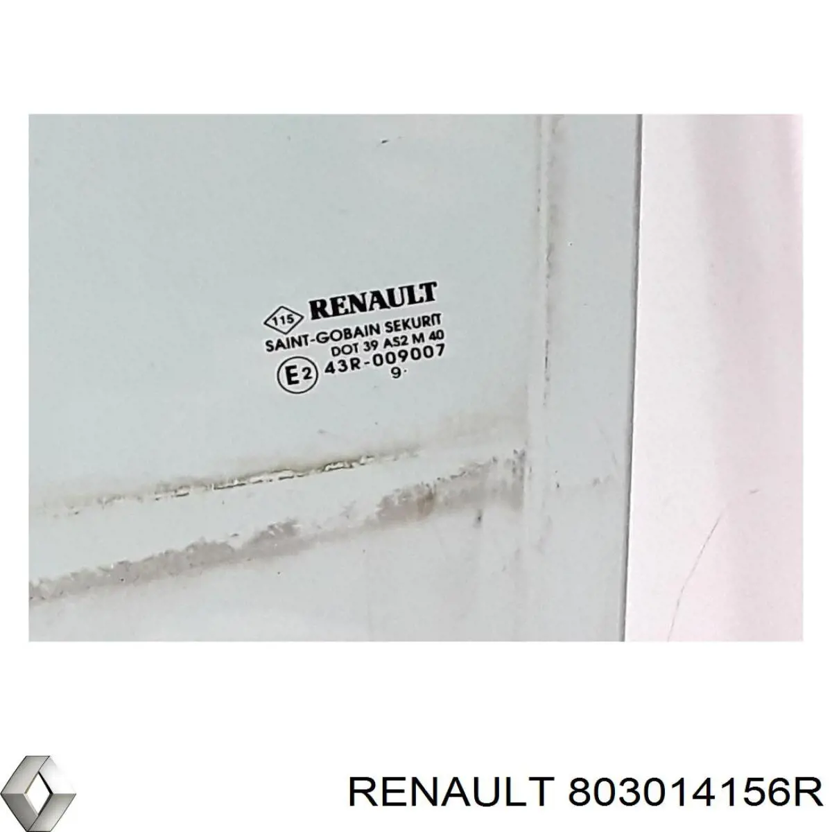 Скло передніх дверей, лівою Renault (RVI) 803014156R ціна, від 49.61 USD