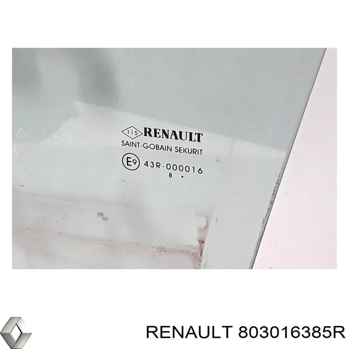 Купити 803016385R Renault (RVI) Скло та ущільнювачі скла вітрового правого/лівого