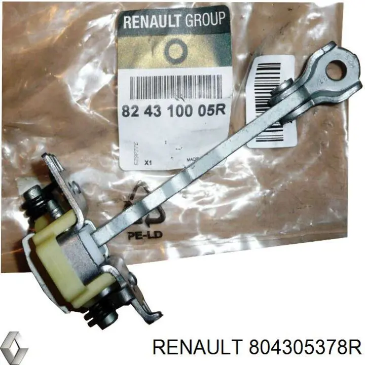 Обмежувач відкриття дверей, передній 804305378R Renault (RVI)