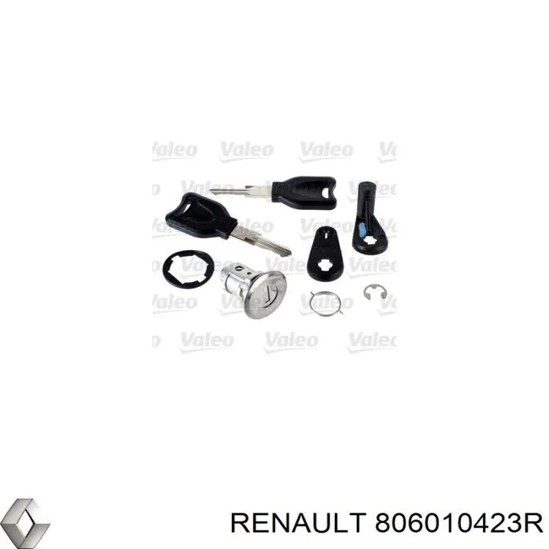 Купити 806010423R Renault (RVI) Личинка замка дверей передньої