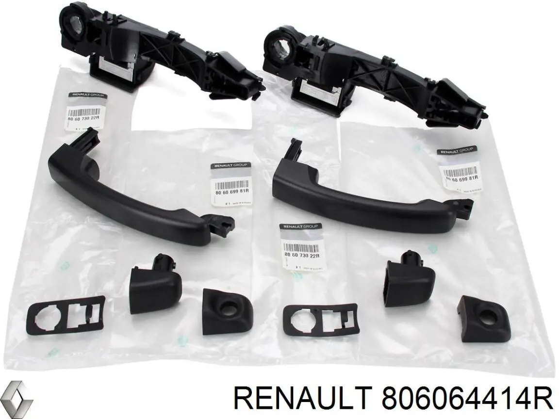 806064414R Renault (RVI) Тримач зовнішньої ручки задніх распашних дверей, правих