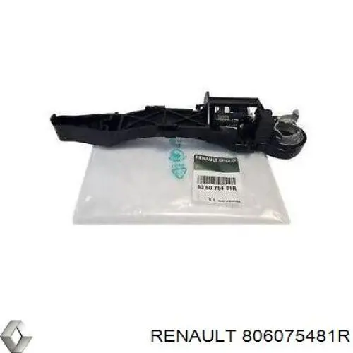 Тримач зовнішньої ручки дверей, передньої лівої Renault (RVI) 806075481R ціна, від 31.98 USD
