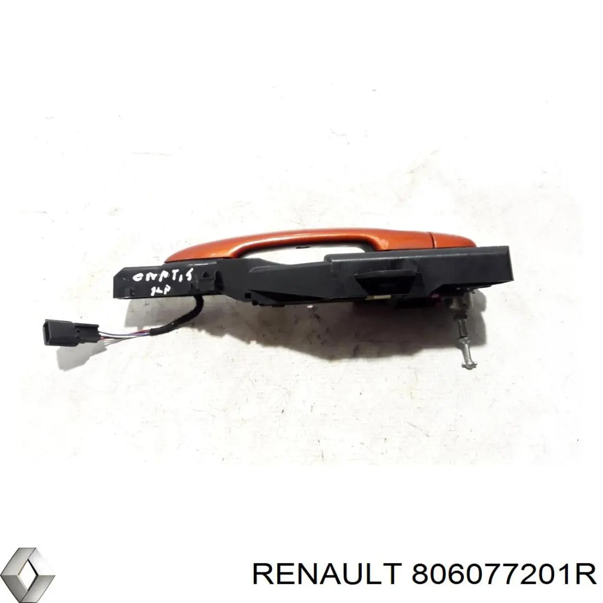 Тримач зовнішньої ручки дверей, лівих дверей 806077201R Renault (RVI)