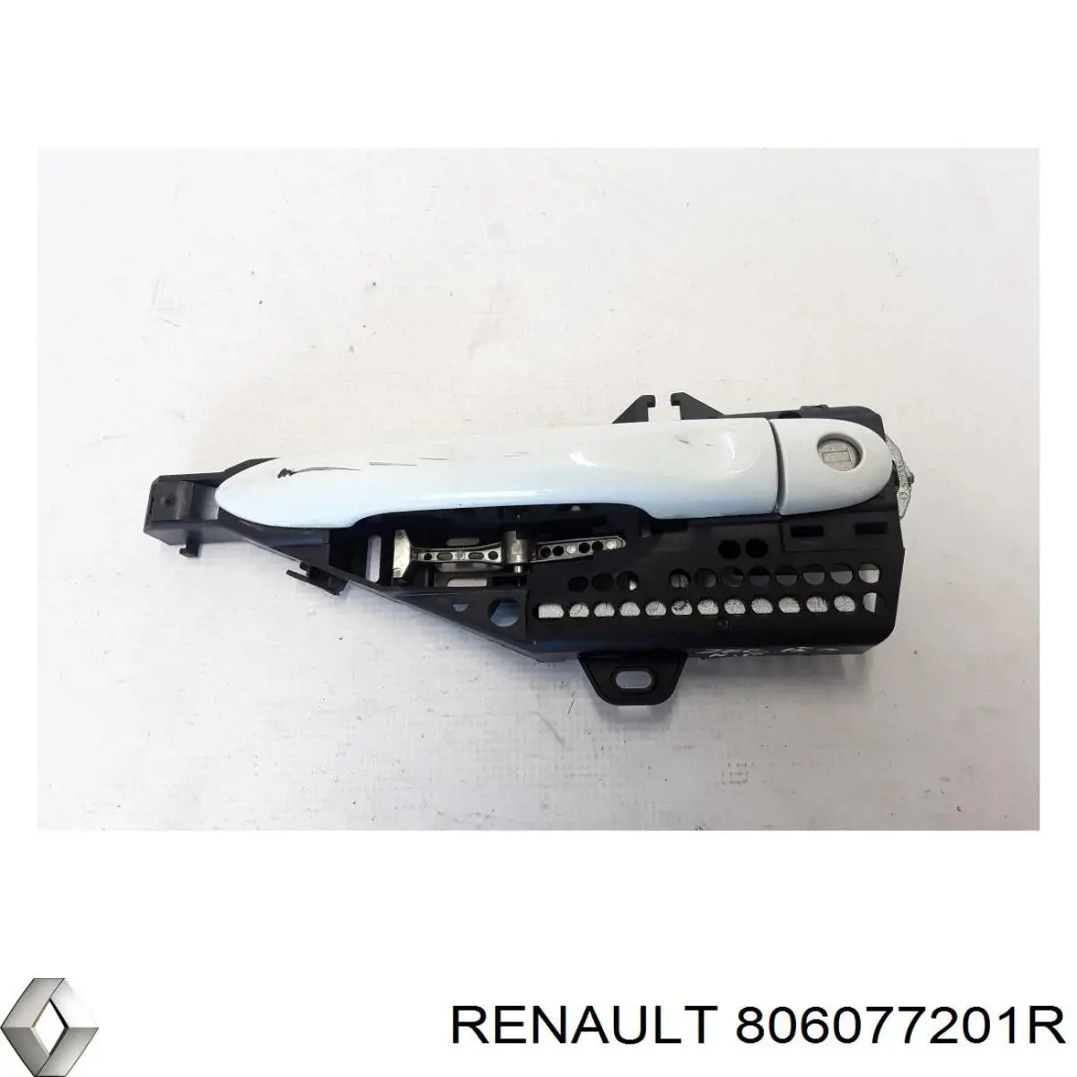 Тримач зовнішньої ручки дверей, лівих дверей Renault (RVI) 806077201R ціна, від 19.17 USD