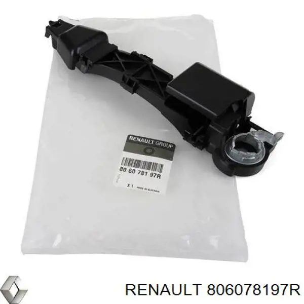 Купити 806078197R Renault (RVI) Тримач зовнішньої ручки дверей, задніх лівих