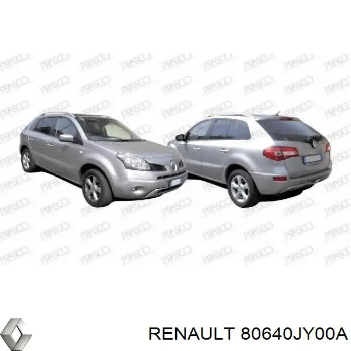 Ручка передньої двері зовнішня Renault (RVI) 80640JY00A ціна, від 36.50 USD