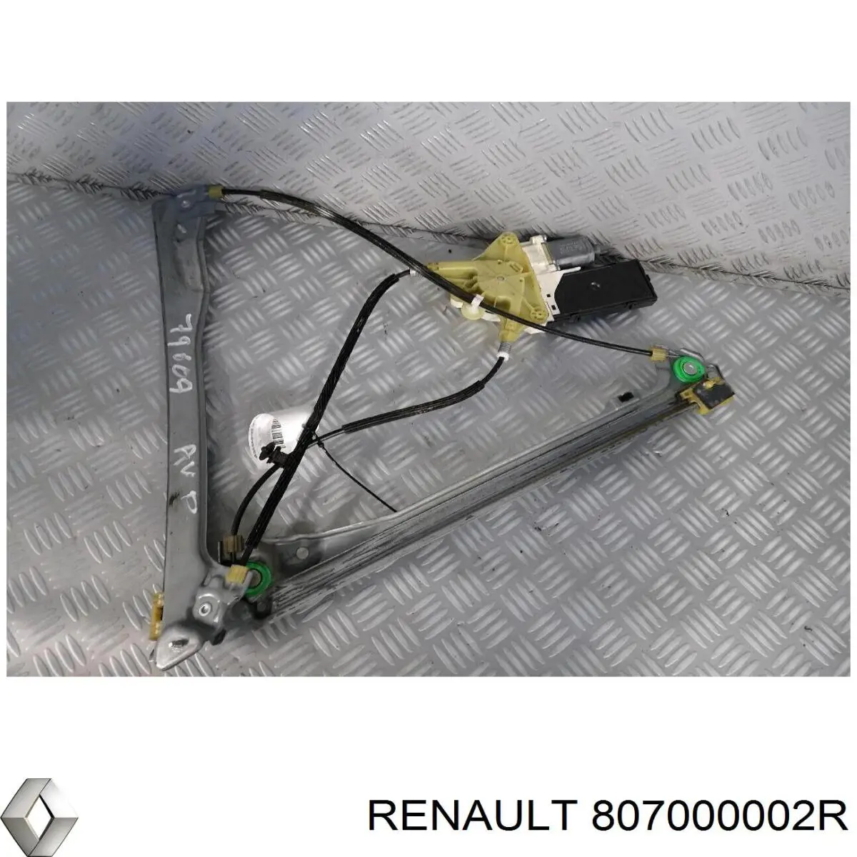 Механізм склопідіймача двері передньої, правої на Renault Laguna (KT0)