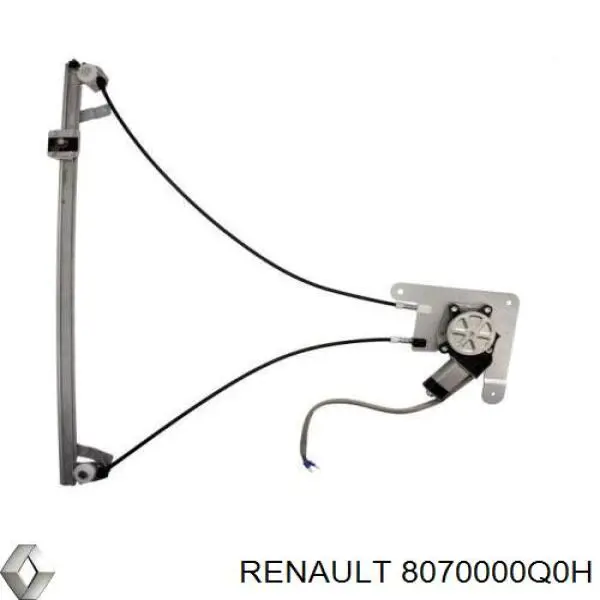 Механізм склопідіймача дверей передніх, правих Renault (RVI) 8070000Q0H ціна, від 45.22 USD
