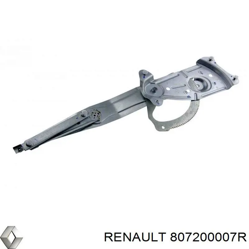 Механізм склопідіймача дверей передніх, правих Renault (RVI) 807200007R ціна, від 37.45 USD