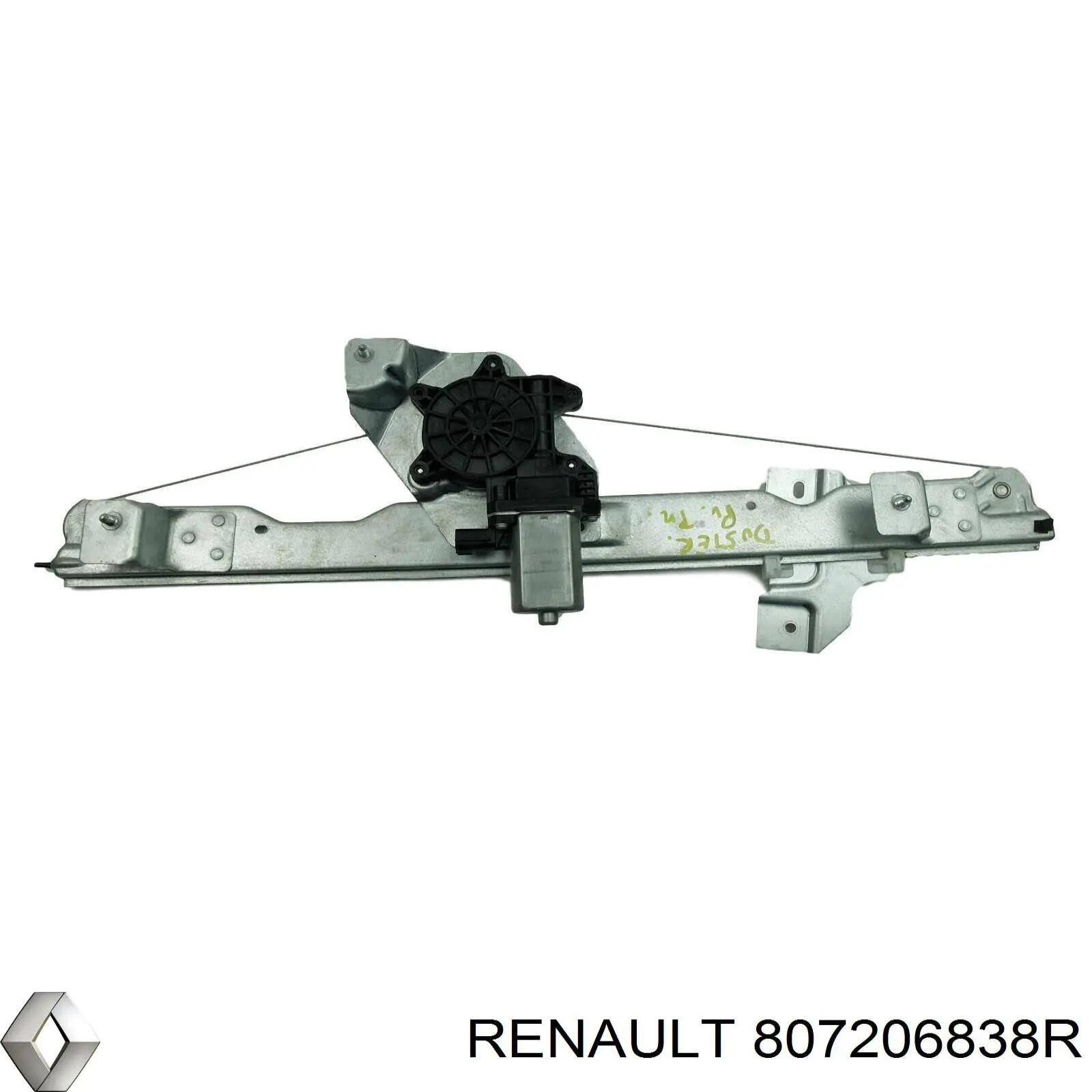 Купити 807206838R Renault (RVI) Склопідйомник передньої правої двері