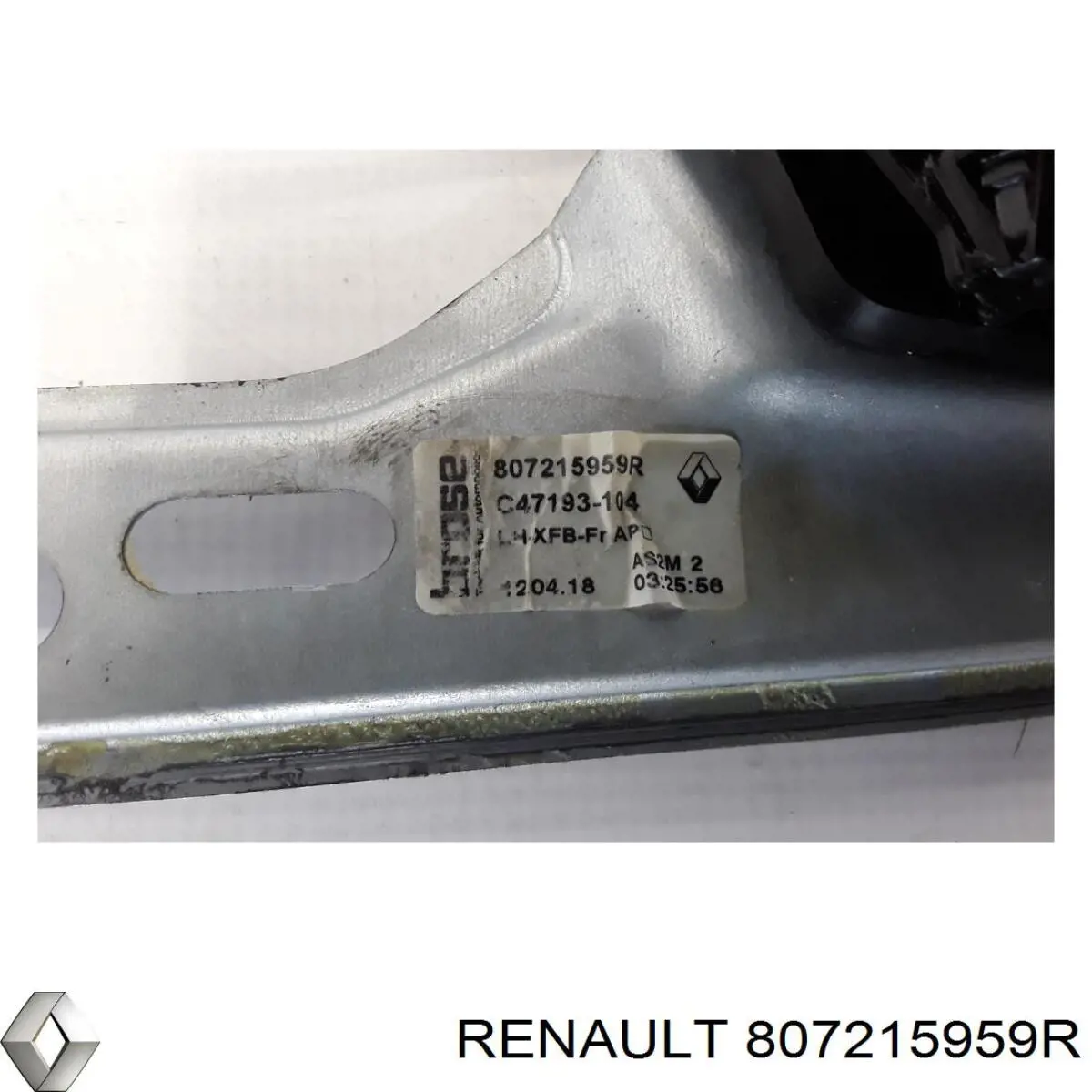 Купити 807215959R Renault (RVI) Механізм стеклопідйомника водійських дверей