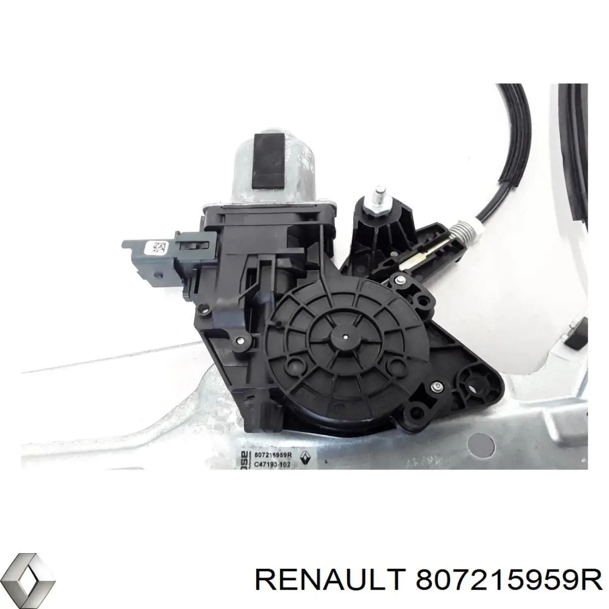 Склопідйомник передньої лівої двері 807215959R Renault (RVI)