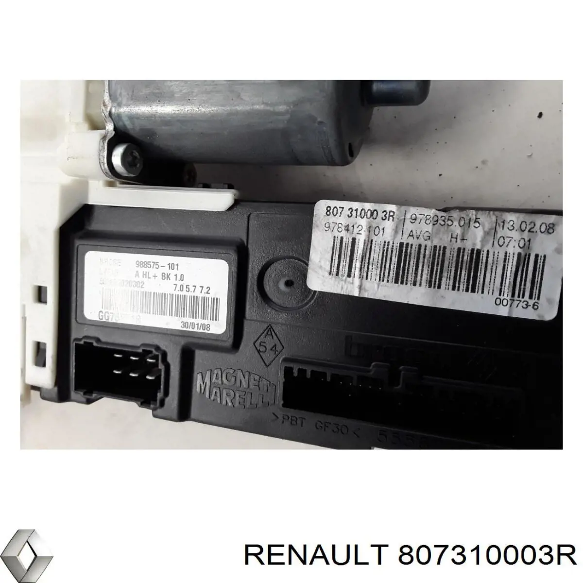 Купити 807311420R Renault (RVI) Двигун склопідіймача двері передньої, лівої