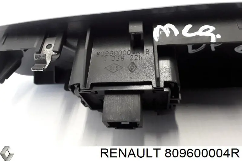 809600004R Renault (RVI) Кнопки заднього лівого склопід'ємника