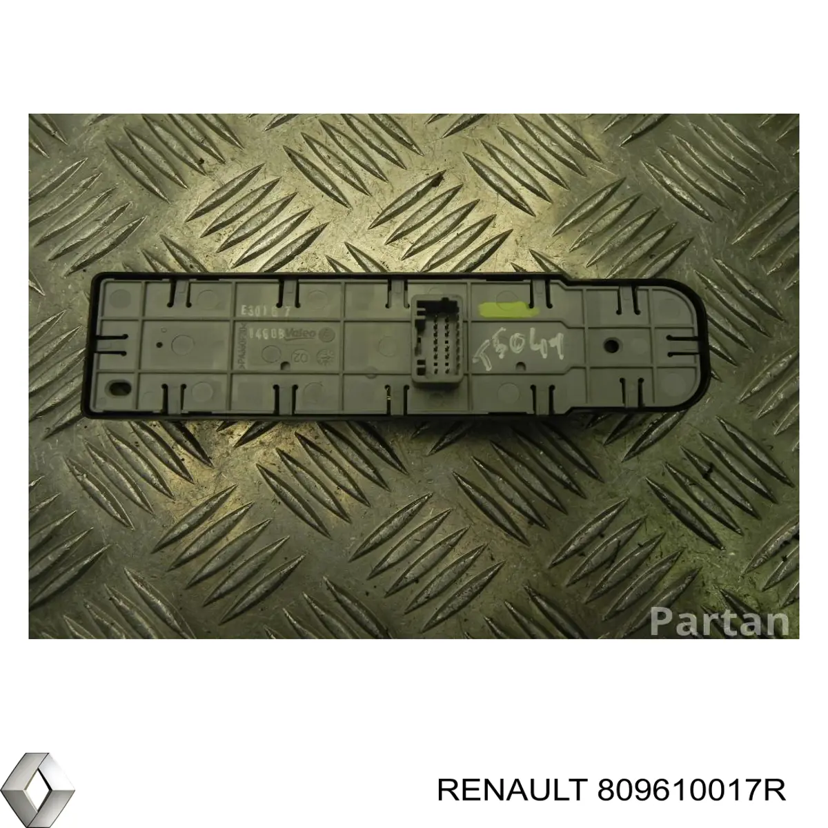 809610017R Renault (RVI) кнопковий блок керування склопідіймачами передній лівий