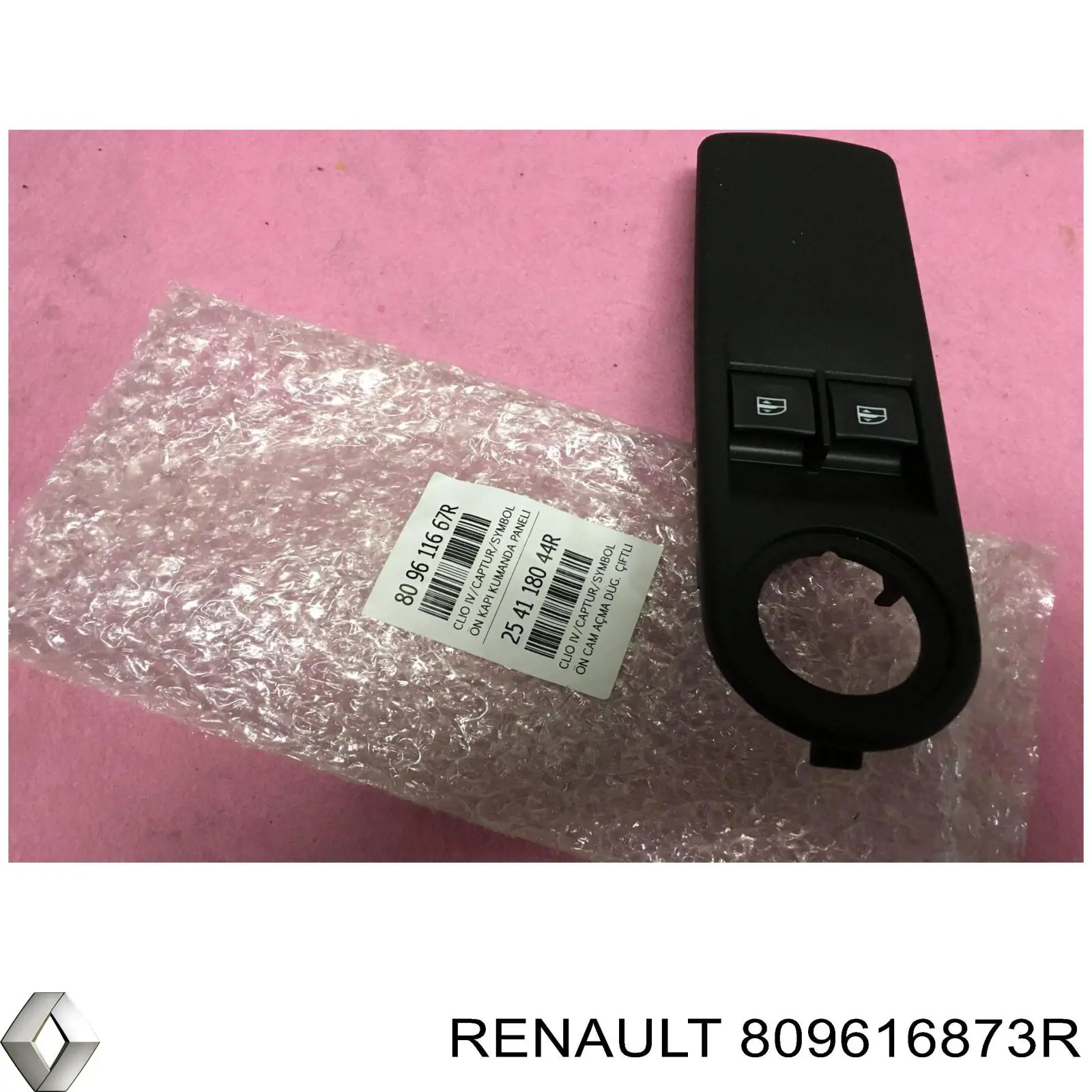 Накладка кнопки склопід'ємника переднього лівого Renault (RVI) 809616873R ціна, від 92.86 USD