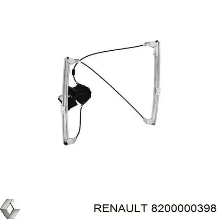 Купити 8200000398 Renault (RVI) Механізм стеклопідйомника водійських дверей