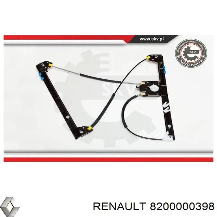 8200000398 Renault (RVI) Підйомник механічний вітрового скла