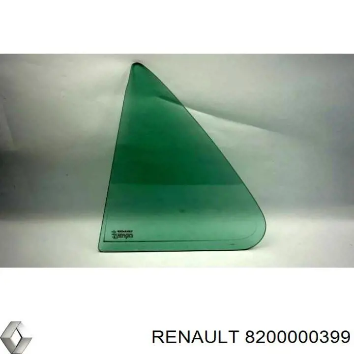 Скло-кватирка двері, задній, лівою 8200000399 Renault (RVI)