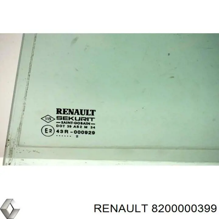 Скло-кватирка двері, задньої, лівої Renault (RVI) 8200000399 ціна, від 5.64 USD