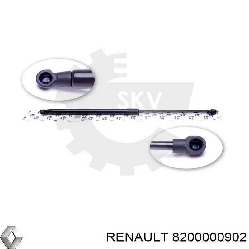 Амортизатор кришки багажника Renault (RVI) 8200000902
