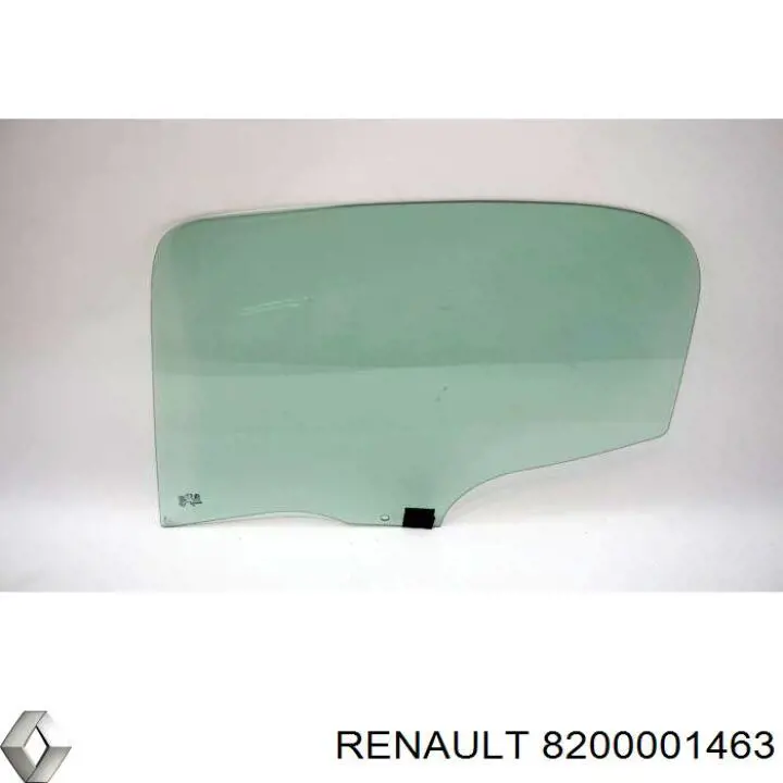 Скло-кватирка двері, задній, правій 8200001463 Renault (RVI)