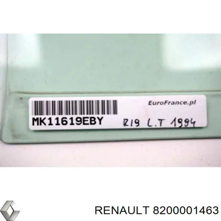 Задня кватирка права Renault (RVI) 8200001463